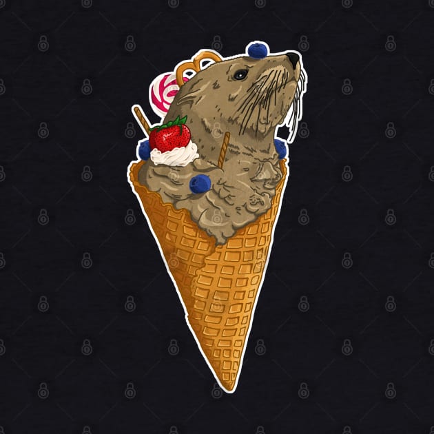 Brown Seal Ice Cream by DVerissimo